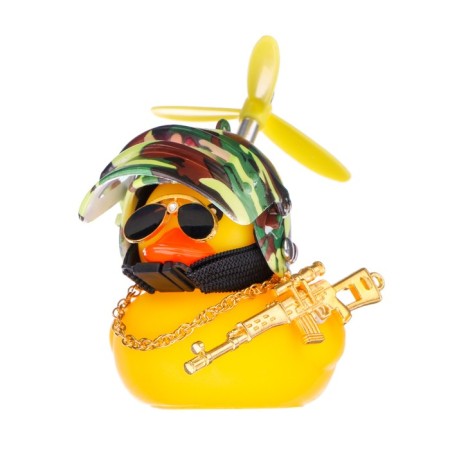 Duck with a propeller yellow, Hakki helmet-2