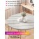 Tables on the table “Wooden boards”, round, oxford, elastic band, size 120x120 cm, diameter 75-100 cm