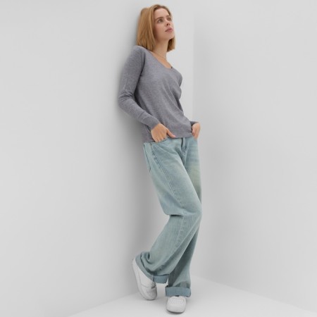 Female jumper minku, gray color, rr 42-44-4