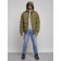 Sports Bologna Men's Winter, size 48, Khaki color