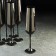 A set of glasses for champagne "Sandra", 200 ml, 6 pcs, black color