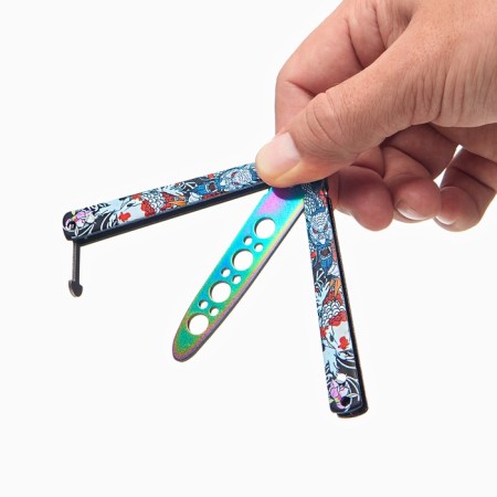 Training butterfly knife, 17 cm-4