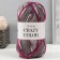 Yarn "Crazy Color" 25% wool, 75% acrylic 260m/100g (176 gray pink)
