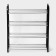 Shoe -shoe Dolyana, 4 tiers, 50 × 19 × 60 cm, black color