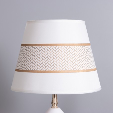 HELP LAM "Christie" 1x40W E27 white/gold 25x25x41cm-2