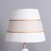 HELP LAM "Christie" 1x40W E27 white/gold 25x25x41cm
