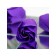 Soap roses, purple, set of 9 pcs.