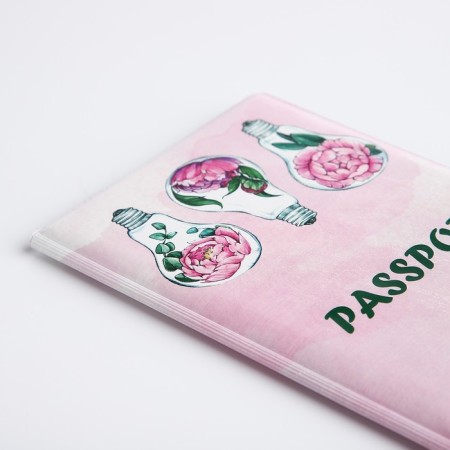 Cover for passport, pink color-4