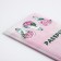 Cover for passport, pink color