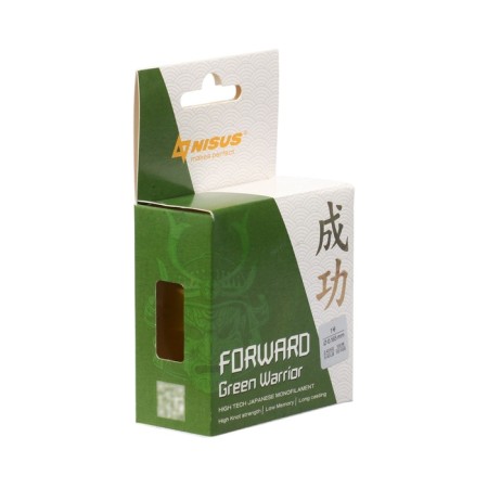 Nisus Forward Warrior fishing line, diameter 0.165 mm, test 2.45 kg, 100 m, green-2