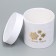 Hat bogly gearbox “Happy New Year”, white, 12 x 12 cm, new year