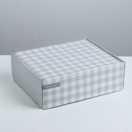 Gift folding box, packaging, “turn on”, 27 x 9 x 21 cm