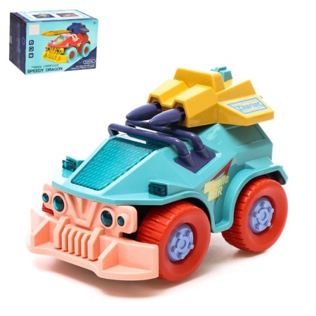 Tiger tank, shoots rockets, light and sound, works from batteries, color colorful color