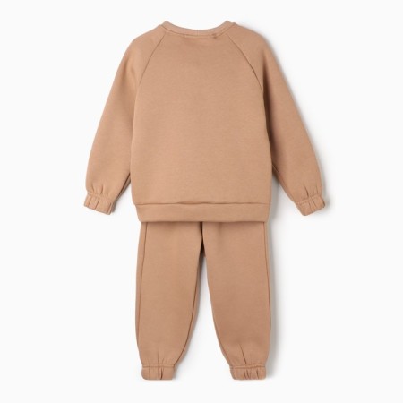 Children's costume with the basis (jumper, trousers) KAFTAN "BASIC Line" R.28 (86-92), coffee-17