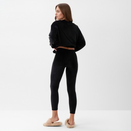 Women's costume (sweatshirt and leggings) KAFTAN PLUSHY p. 44-46, black-4