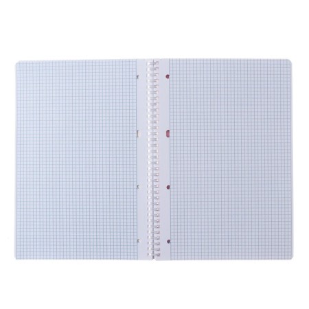 Notebook A4, 96 sheets in a cage on the crest nostalgia, covered cardboard, matte lamination, embossing, block 65g/m2, 4V mix-1