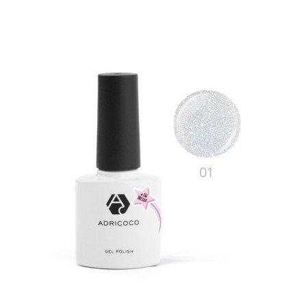 ADricoCo Gel-LK "#Tysvede", No. 01 Luchezar, 8 ml