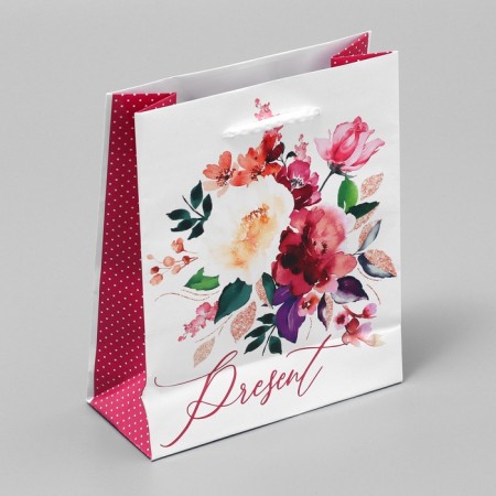 Gift laminated package, packaging, Pressent, S 12 x 15 x 5.5 cm-4