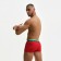 Panties boxers are male, color red mix, size 48