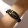 Unisex "Atlant" Scorpio, black color with black gold, 22 cm