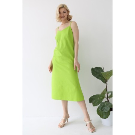 Dress in linen style, size 42-3