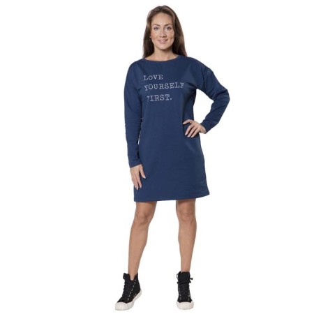 A dress from a footer, size 52, blue color