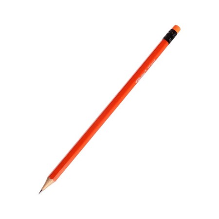 Pencil Blackographic hardness of HB, with an eraser, hexagonal, sharpened, MIX case-1