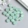 Plastic beads "Balls light green with sparkles" glow in the dark 20 g d = 1.2 cm