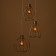 Bayerlux lamp "Batista" 3x40W E27 chrome 37x37x90cm