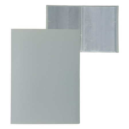 Folder with 60 A4, 500 microns, calligrata, texture "Sand", gray