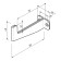 Krulychik holder for storing heavy objects, 7 cm, wall, black