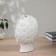 VAZA Ceramics Table "Benito" leaflets, 25x21 cm, white