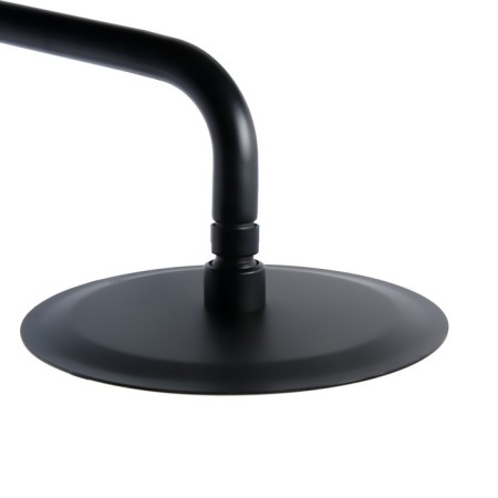 Showing system Accoona A83207F, single -leaf, pour 141 mm, tropical shower, watering can, black-2