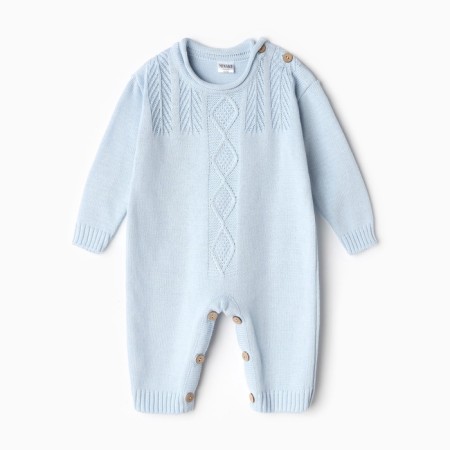 Combine Children's Knitted Minaku, height 80-86, blue color-6