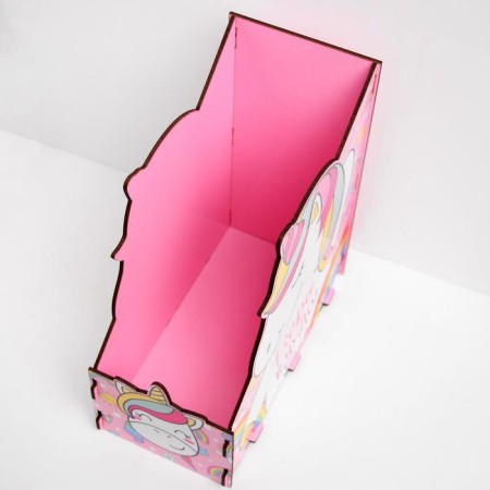 Organizer for the books "Unicorn", 25 x 27 x 12.6 cm-4