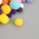Decor for creativity "Pomponchiki. Bright colors" d = 1-3 cm set 135 pcs