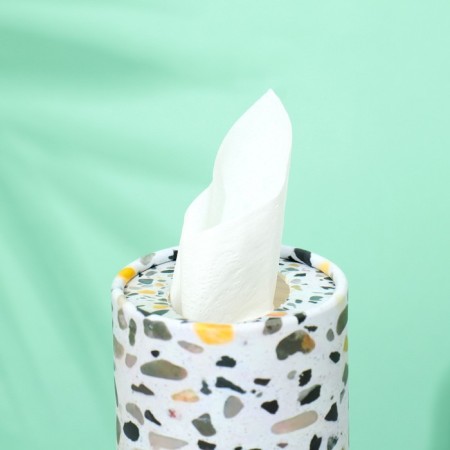 Napkins in a tube 50 pcs, 2 layers "stone"-2