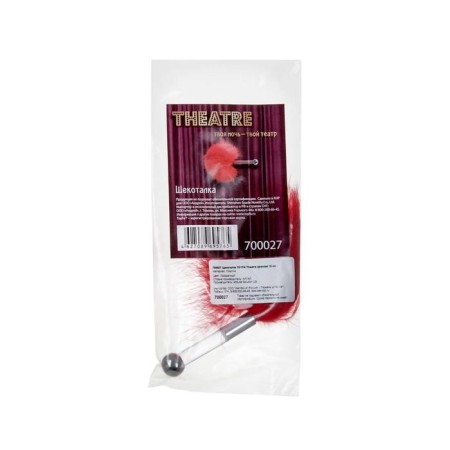 Toyfa Theater tickle, plastic, feather, red, 13 cm-3