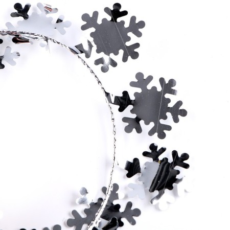 Wire for crafts and decor "Snowflake" length - 5 meters, silver color-3