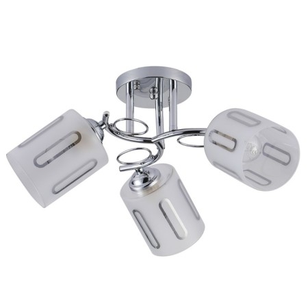 Ceiling light ESCADA, 1120/3PL. 3x40W, e27, 470x470x220 mm, chromium color-1