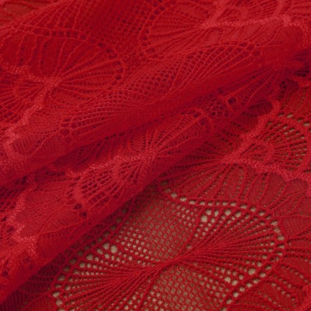 Lace elastic fabric, 180 mm × 2.7 ± 0.5 m, red color-2