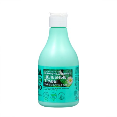 Hair shampoo natural Krasotevo "Healing herbs", 250 ml-5
