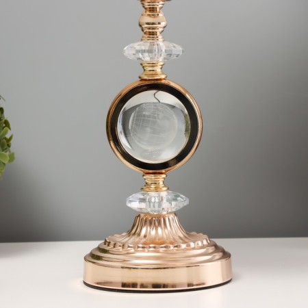 Board lamp with backlight "Rundy" E27 40W gold 24x24x41 cm-3
