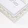 Photo frame plastic "reed" 15x21 cm, white krakelyur