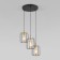 Suspended lamp TK Lighting Galaxy New 4715, E27, 1x60W, 350x350x970 mm, Black color black