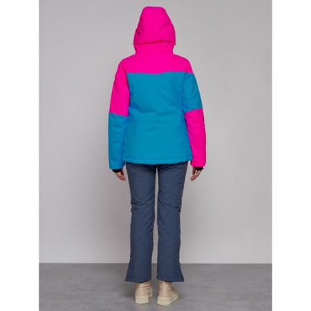 Ski jacket female winter, size 46, pink color-11