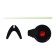 Winter fishing rod "balalaika" Us-1 whip polycarbonate, red color