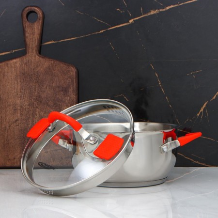 Aurora pan, 3 l, d = 20 cm, capsule, glass cover-1