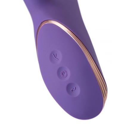 Vibrobler with the Come-Hither Jos Fingie function, 21.6 cm, silicone, purple color-4