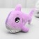 Soft toy "Shark", purple color